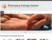 Tablet Screenshot of clinicasantome.com